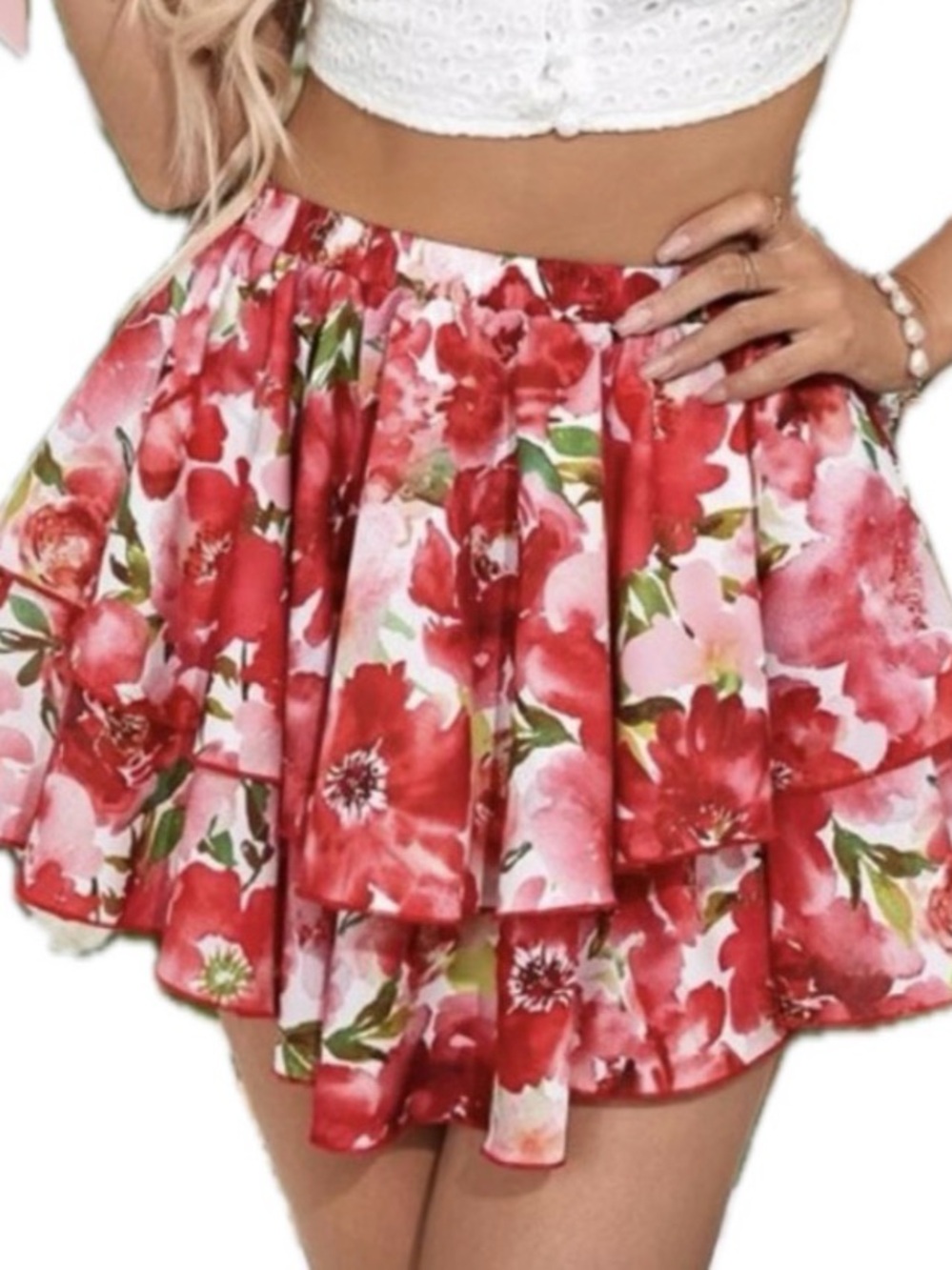 Summer Skirt Mini High Waist